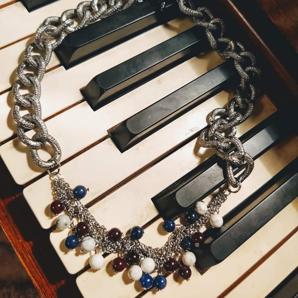 Red White and Blue Necklace